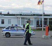 Policininkas prie Tuno&scaron;ino oro uosto
