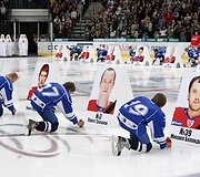 Minske pagerbti žuvę &bdquo;Lokomotiv&ldquo; ledo ritulininkai
