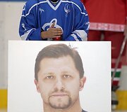 Minske pagerbti žuvę &bdquo;Lokomotiv&ldquo; ledo ritulininkai