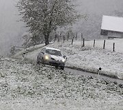 Sniegas vakarinėje Austrijos dalyje
