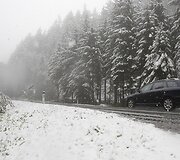 Sniegas vakarinėje Austrijos dalyje