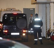 Ultrade&scaron;iniųjų pažiūrų ekstremistas Andersas Behringas Breivikas atvežtas į teismo posėdį