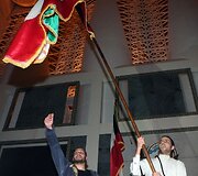 Protestuotojai parlamente