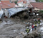 Purvo nuo&scaron;liaužos padariniai Italijoje