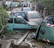 Purvo nuo&scaron;liaužos padariniai Italijoje