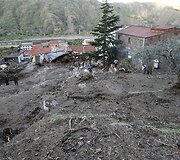 Purvo nuo&scaron;liaužos padariniai Italijoje