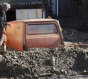 Purvo nuo&scaron;liaužos padariniai Italijoje