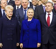 Dalia Grybauskaitė, Hillary Clinton, Audronius Ažubalis