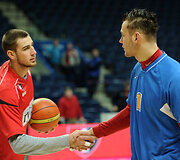 Jonas Valančiūnas ir Donatas Motiejūnas