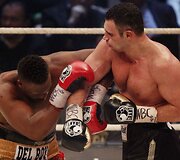 Vitalijus Klyčko ir Dereckas Chisora
