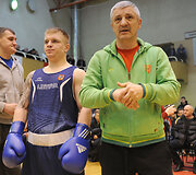 Eimantas Stanionis prie&scaron; olimpinį prizininką Evaldą Petrauską