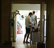 Lietuvos krep&scaron;ininkų rytinė treniruotė