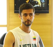 Lietuvos krep&scaron;ininkų rytinė treniruotė