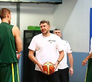 Treniruotės akimirka