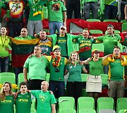 Lietuvos krep&scaron;inio rinktinės gerbėjai Slovėnijoje