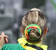 Lietuvos krep&scaron;inio rinktinės gerbėja Slovėnijoje