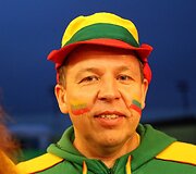 Lietuvos krep&scaron;inio rinktinės gerbėjai Slovėnijoje