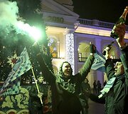 &bdquo;Zenit&ldquo; futbolo klubo triumfą Rusijoje lydėjo masinės mu&scaron;tynės