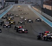 Paskutinių &bdquo;Formulės 1&ldquo; lenktynių Abu Dabyje kadrai