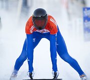 Pasaulio taurės skeletono varžybose &ndash; latvio triumfas