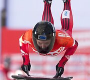 Pasaulio taurės skeletono varžybose &ndash; latvio triumfas