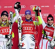 L.Vonn vie&scaron;patavimą Kanadoje nutraukė jos geriausia draugė