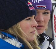 L.Vonn vie&scaron;patavimą Kanadoje nutraukė jos geriausia draugė