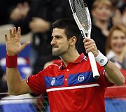 Novakas Djokovičius i&scaron;lygino Deviso taurės finalo rezultatą