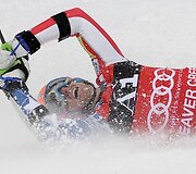 Planetos kalnų slidinėjimo taurės didžiojo slalomo rungtyje - amerikiečio triumfas