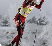 Biatlono legenda Bjoerndalenas griuvo ir nei&scaron;kovojo dar vieno titulo Pasaulio taurės varžybose 