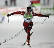 Biatlono legenda Bjoerndalenas griuvo ir nei&scaron;kovojo dar vieno titulo Pasaulio taurės varžybose 