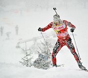 Pirmoji norvego pergalė pasaulio biatlono taurės varžybose