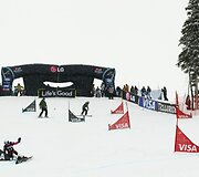 Kanadietės ir prancūzo triumfas pasaulio taurės trečiajame etape