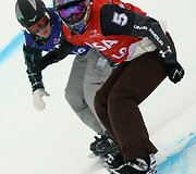 Kanadietės ir prancūzo triumfas pasaulio taurės trečiajame etape