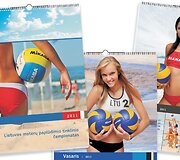 Dienos &scaron;viesą i&scaron;vydo pirmasis Lietuvos pliažinio tinklinio kalendorius 