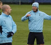 Davidas Beckhamas dalyvavo pirmojoje &bdquo;Tottenham Hotspur&ldquo; treniruotėje 
