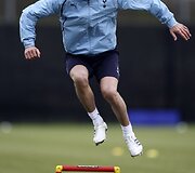 Davidas Beckhamas dalyvavo pirmojoje &bdquo;Tottenham Hotspur&ldquo; treniruotėje 