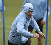 Davidas Beckhamas dalyvavo pirmojoje &bdquo;Tottenham Hotspur&ldquo; treniruotėje 