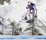 Vienos sunkiausių kalnų slidinėjimo varžybų Italijoje ir Austrijoje