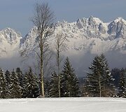Vienos sunkiausių kalnų slidinėjimo varžybų Italijoje ir Austrijoje