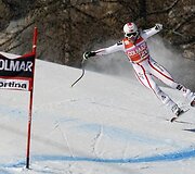 Vienos sunkiausių kalnų slidinėjimo varžybų Italijoje ir Austrijoje