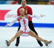 Europos dailiojo čiuožimo čempionatas. Poros. Trumpoji programa.