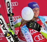 Amerikietei Lindsey Vonn &ndash; pirmasis sezono pasaulio taurės čempionės titulas  