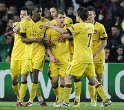 &bdquo;Barcelona&ldquo; atker&scaron;ijo &bdquo;Arsenal&ldquo; ir žengė į kitą UEFA Čempionų lygos etapą 