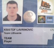 K&scaron;y&scaron;tofo Lavrinovičiaus akreditacija
