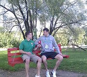 K&scaron;y&scaron;tofas Lavrinovičius ir Mindaugas Rainys