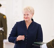 Prezidentė Dalia Grybauskaitė įteikė valstybinius apdovanojimus geriausiems &scaron;alies sportininkams