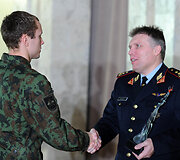 Apdovanojimų akimirka