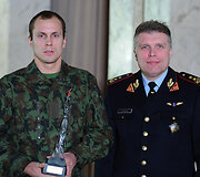 Apdovanojimų akimirka