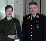 Apdovanojimų akimirka